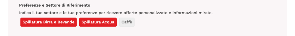 Form in sito ecommerce CIS